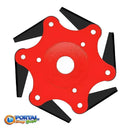 Disco com 6 lâminas para roçadeiras (Universal)- Aço Resistente