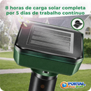 Repelente Solar Ultrassônico Pest-FREE Zone - Espanta Pombo, Morcegos e Pragas – A Prova D'água 24 Horas PortalShopBrasil