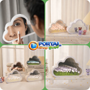 Luminária Espelho com Tulipas infinitas Personalizável - LumiLove (Compre 1 Leve 2)