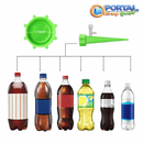Kit 12 Gotejadores Irrigadores Automáticos Reguláveis - IRRIGAPLANT