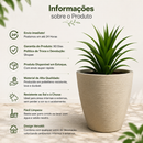 Vaso Para Plantas Com Design Escovado - PREMIUM