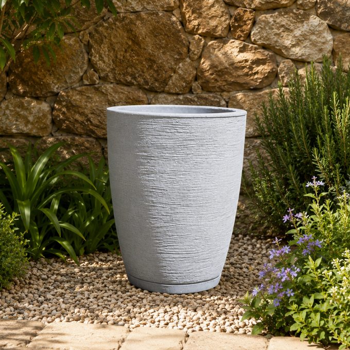 Vaso Para Plantas Com Design Escovado - PREMIUM