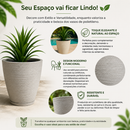 Vaso Para Plantas Com Design Escovado - PREMIUM