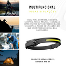 Lanterna de Cabeça recarregável IMPERMEÁVEL - Portal Shop Brasil | Compre 1 Leve 2
