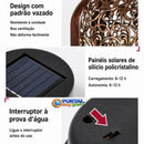 Luminária Candeeiro Solar Retrô VINTAGE