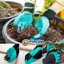 Luvas Com Garras para Jardinagem - TerraGrip™