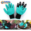Luvas Com Garras para Jardinagem - TerraGrip™