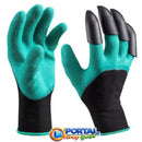 Luvas Com Garras para Jardinagem - TerraGrip™