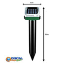 Repelente Solar Ultrassônico Pest-FREE Zone - Espanta Pombo, Morcegos e Pragas – A Prova D'água 24 Horas PortalShopBrasil