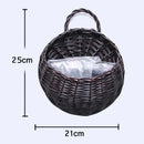 Plantador De Flores De Rattan De Vime Feito À Mão - Cesta VimeViva™