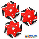 Disco com 6 lâminas para roçadeiras (Universal)- Aço Resistente