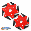Disco com 6 lâminas para roçadeiras (Universal)- Aço Resistente
