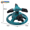Aspersores Pulverizador Giratório Automático 360° 3 Bicos - ÁquaGiro™