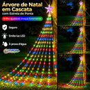 Luzes de Árvores de Natal Decorativas em Cascata – LumiChristmas™
