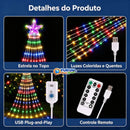 Luzes de Árvores de Natal Decorativas em Cascata – LumiChristmas™