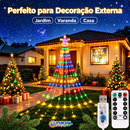 Luzes de Árvores de Natal Decorativas em Cascata – LumiChristmas™