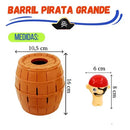 Brinquedo pula pirata com espadas