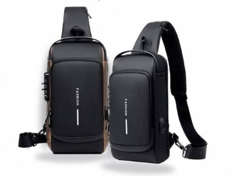 Mochila Anti-Furto com Senha Usb Slim Bag