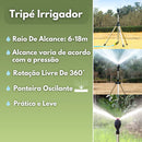 Aspersor Tripé de irrigação 360° - IrrigaMax™ (Top Premium)