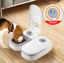 Comedouro Duplo e Automático Para Gatos com Temporizador