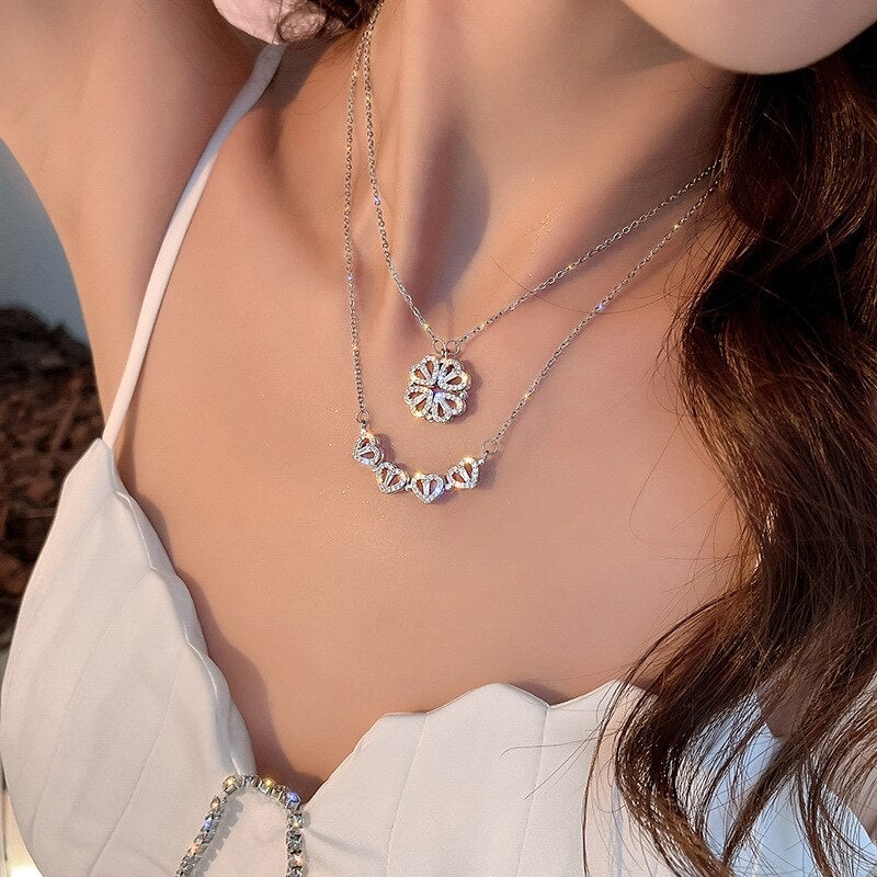 Colar Amor Perfeito 4 Corações