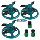 Aspersores Giratórios Automáticos 360° Com Pulverizador De 3 Braços - SpinGarden™