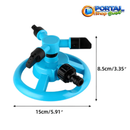Aspersores Giratórios Automáticos 360° Com Pulverizador De 3 Braços - SpinGarden™