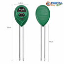 Medidor de Ph Solo 3 em 1 - Sensor de Umidade