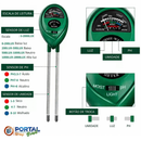 Medidor de Ph Solo 3 em 1 - Sensor de Umidade