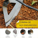 Enxada Vazada Endurecida em Aço Carbono