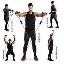 Kit Fitness - Elástico Treino Extensores de Musculação
