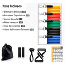 Kit Fitness - Elástico Treino Extensores de Musculação