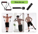 Kit Fitness - Elástico Treino Extensores de Musculação