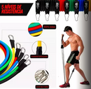 Kit Fitness - Elástico Treino Extensores de Musculação