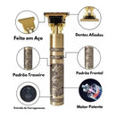 Maquininha para cortar Cabelo, Barba e Pelos - Gold Dragon