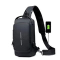Mochila Anti-Furto com Senha Usb Slim Bag