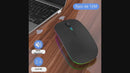 Mouse sem Fio USB Recarregável