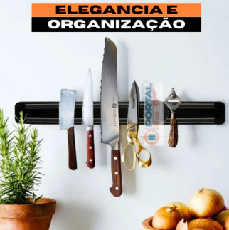Barra Magnética Para Facas e Utensílios de Cozinha