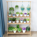 Suporte para Vasos de Plantas com Três Prateleiras PortalShopBrasil™